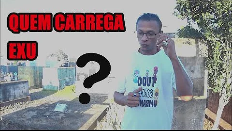 O que Exu carrega na mão?
