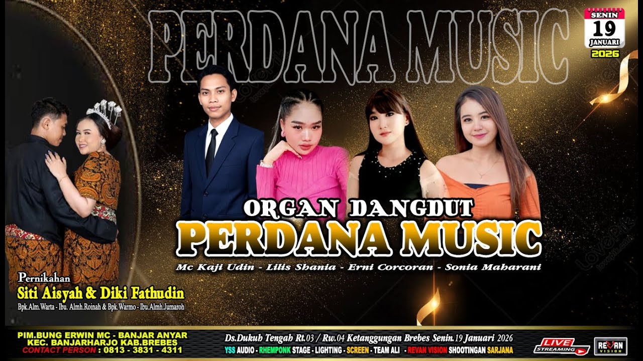 PERDANA MUSIK LIVE DESA DUKUHTENGAH KETANGGUNGAN BREBES 19 JANUARI 2026 SIANG