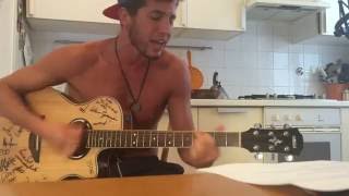 Video thumbnail of "The Train - Drops Of Jupiter (Acoustic Cover in my Kitchen)"