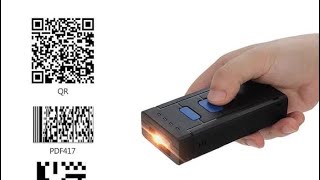 Symcode MJ2877 2D/QR Code Portable Wireless Bluetooth Barcode Scanner / Cara penggunaan