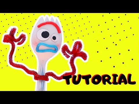 Como hacer um FORKY TUTORIAL | Toy story 4