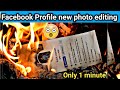Picsart tutorial  facebook profile screenshot fire burning photo editing bangla  tech pipash