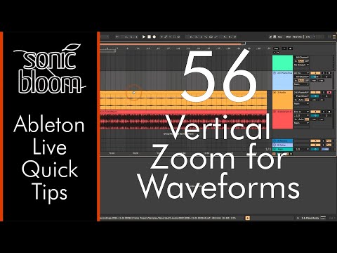 Zoom Waveforms Vertically in Arrangement View