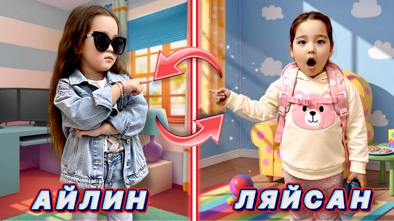 ОРЫНДАРЫ АУЫСЫП КЕТТІ😱|АЙЛИН КІШКЕНТАЙ, ЛЯЙСАН УЛКЕН ҚЫЗҒА АЙНАЛЫП КЕТТІ🤯