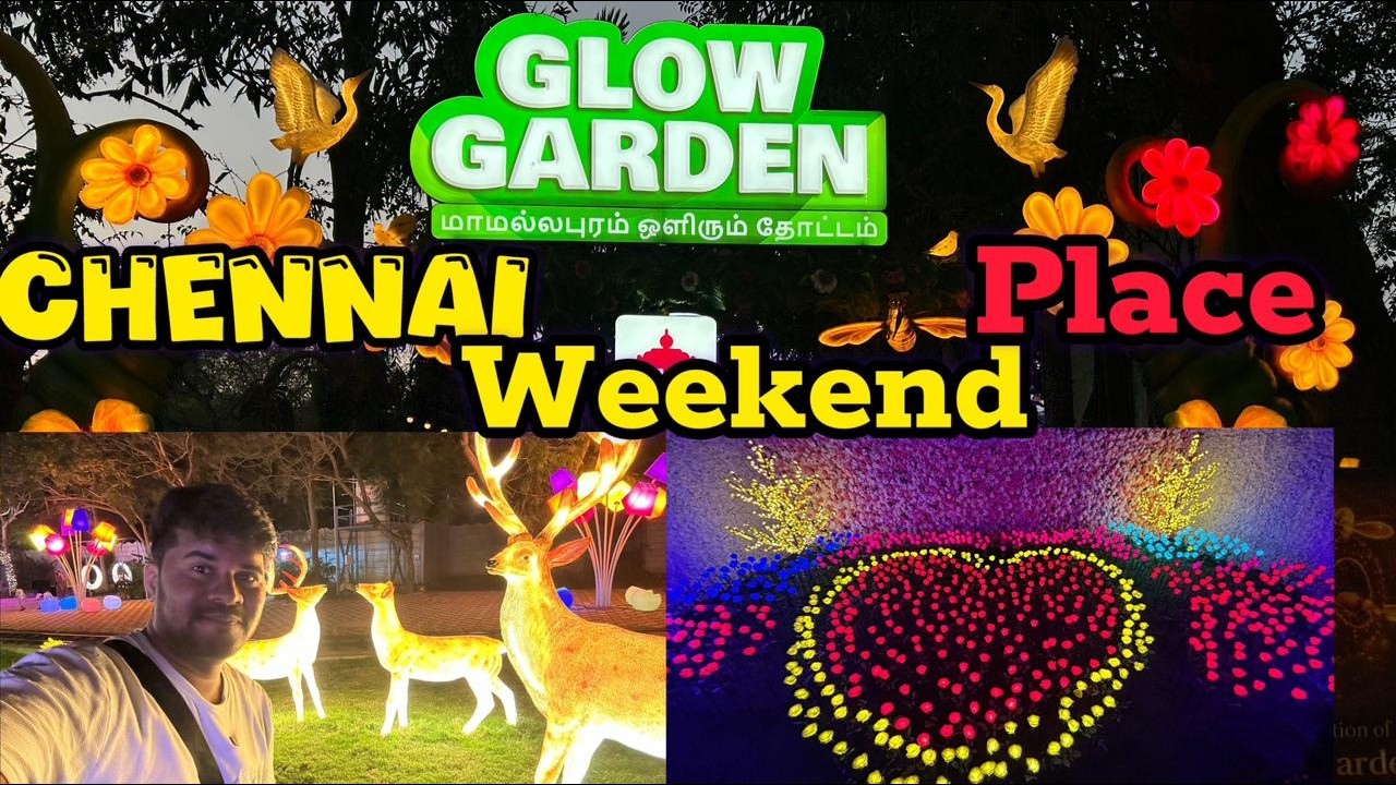 💥Glow Garden in Mahabalipuram! 😍 FREE Kids Entry & Just ₹200 for Adults! 🌟