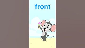 Kindergarten Sight Words: From | ABCmouse #learning #education #sightwordsforkids #kindergarten