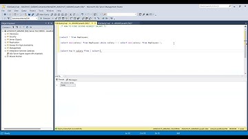 Second highest salary in SQL - SQL Interview Questions - MS SQL SERVER