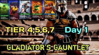 Gladiators Gauntlet - September 2023 SQ•Day 1 All Higher Tiers •4,5,6,7• Marvel Contest of Champions
