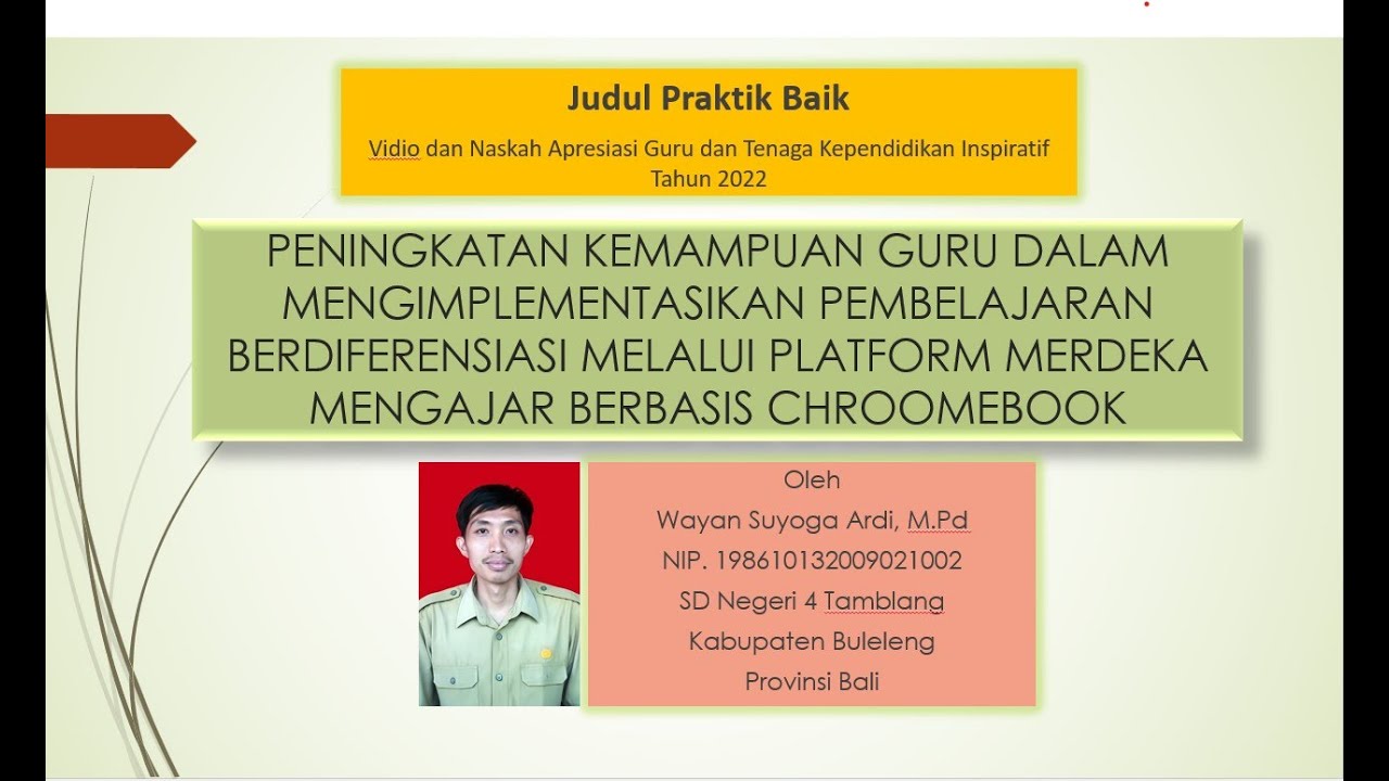VIDEO NASKAH APRESIASI GTK KEPALA SEKOLAH TAHUN 2022 - YouTube