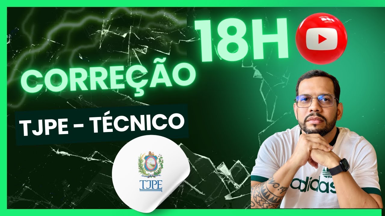 Correção da prova do TJPE - Técnico Judiciário