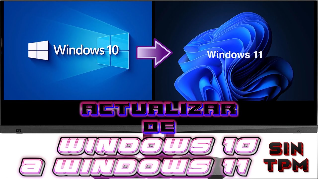 Como actualizar de windows 10 a windows 11 - Sin TPM y Sin perder nada ...