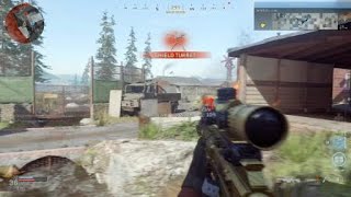 Easy quad kill with gold sniper in Call of Duty Modern Warfare