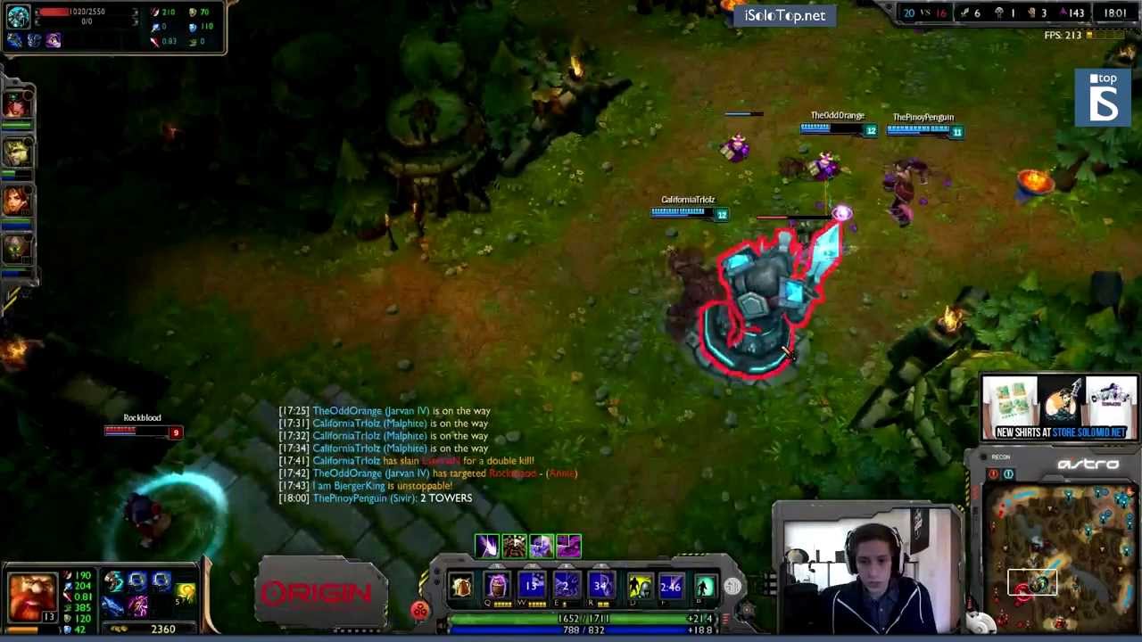 Bjergsen plays Gragas - Mid - | Boss | Season 4