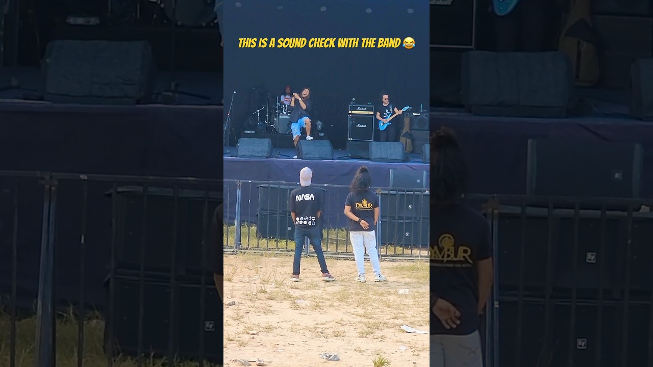 Obejrzyj This is a sound check, with the band 😂 w YouTube Obejrzyj This is a sound check, with the band 😂 w YouTube