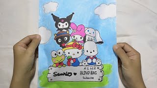 Sanrio Blind Bag 💙 ASMR #hellokitty #kuromi #melody #paper #diy #craft #asmr #youtube