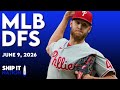 MLB DFS Process | DraftKings & FanDuel Picks, Plays & Slate Breakdown | Tuesday, 06/09/26