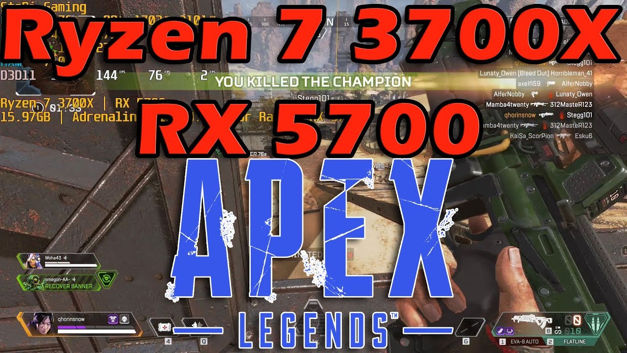 Ryzen 7 3700X RX 5700 Apex Legends Season 2 On High Settings ryzen-7-3700x-rx-5700-apex-legends-season-2-on-high-settings