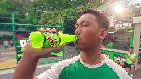 Mountain Dew is now the official soft drink of the NBA!