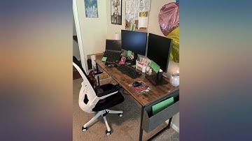 Cubiker Computer Desk 55 inch Home Office Writing Study Desk, Modern Simple Style review