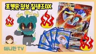 자이언트 칠색조GX ♥ 스페셜 포켓몬 점보 카드 뽀로로 장난감 상황극 놀이 [애니한TV]