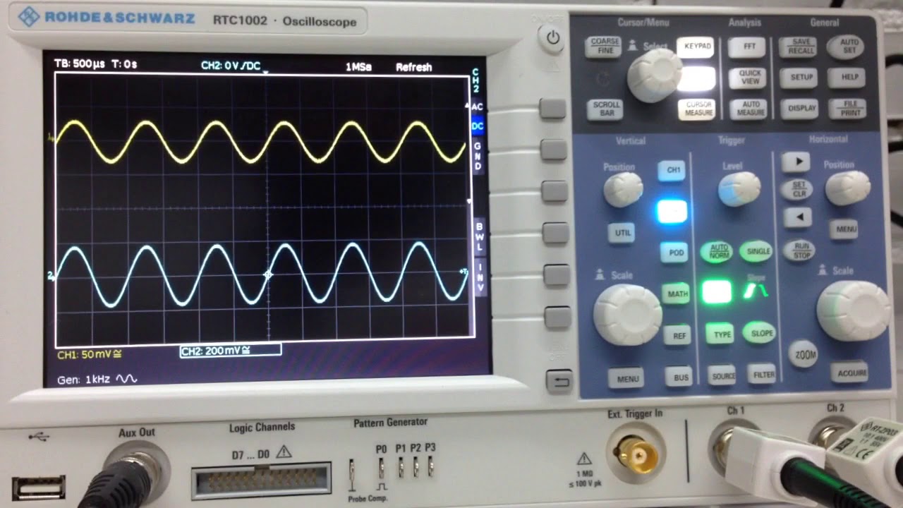Novo Osciloscópio da Rohde & Schwarz: RTC1002! - YouTube