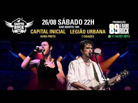 BANDA CAPITAL INICIAL (BANDA OURO PRETO) E LEGIÃO URBANA (BANDA SETE CIDADES)