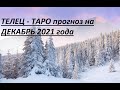 ТЕЛЕЦ - ТАРО прогноз на ДЕКАБРЬ 2021 года