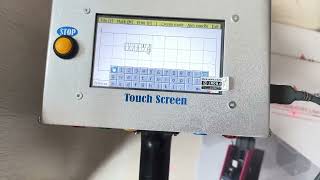 How to input the marking content to dot peen engraver by barcode