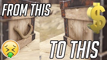 How to make your skin boxes on RUST have no rope on the side!