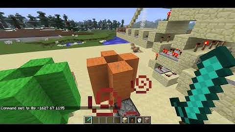 Minecraft 12w32a: Push Map with Classes using Command Blocks (Prototype)