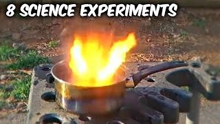 8 Amazing Science Experiments - Compilation