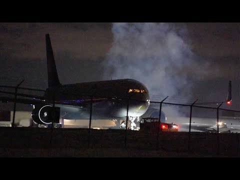 STUNNING Boeing 767-323F Cold & Dark Startup