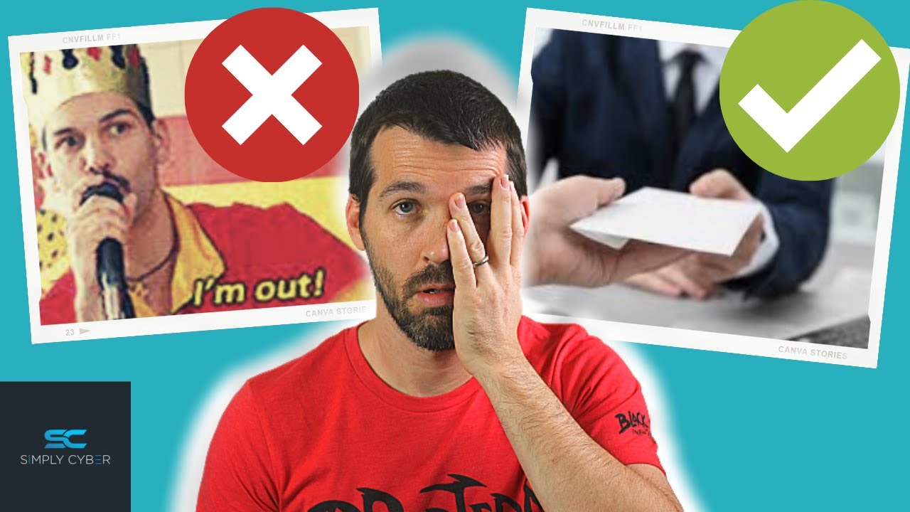 5 Biggest Mistakes When Quitting Your Cyber Job (Avoid these!)