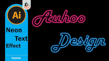 Adobe Illustrator Tutorial | How to Create Neon Text Effect