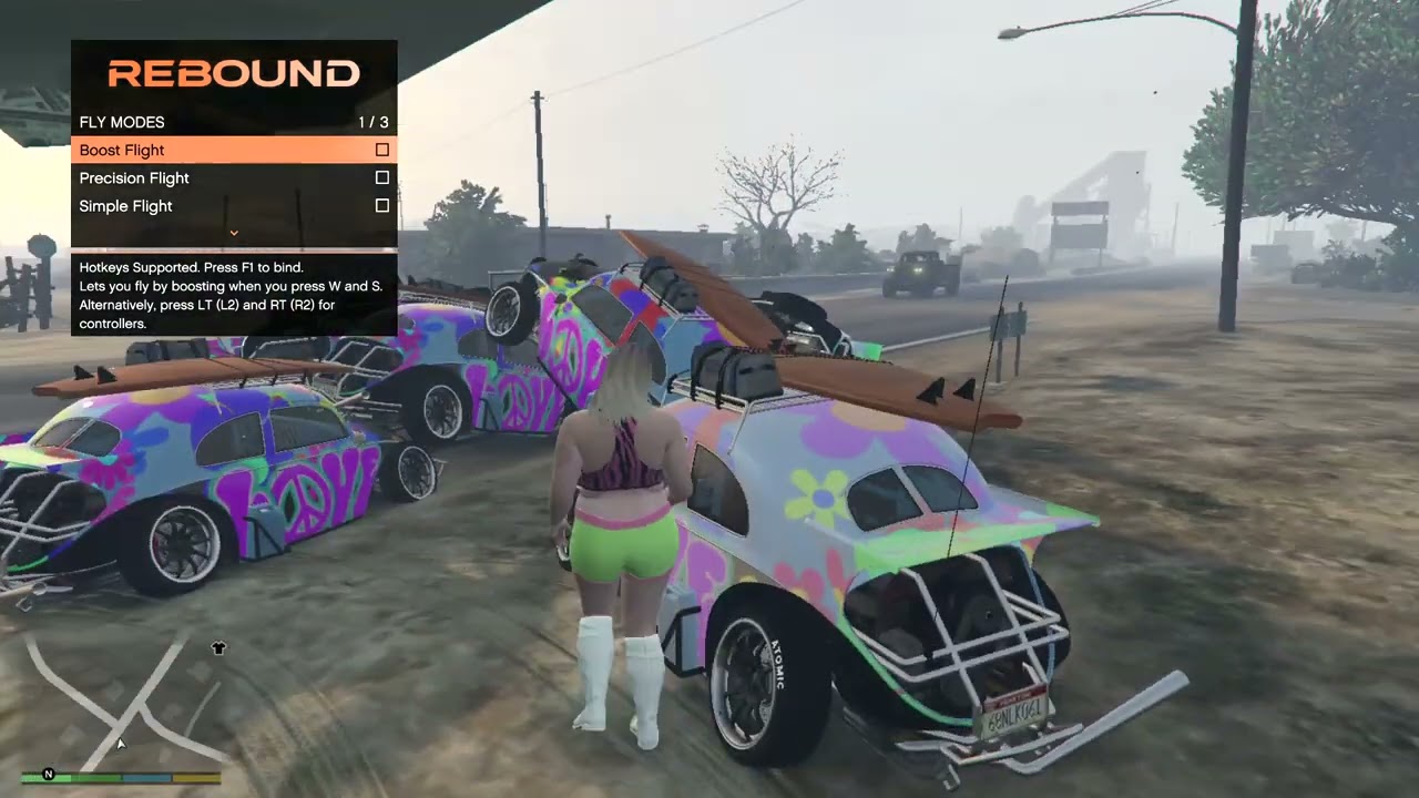 GTA V Rebound mod menu showcase