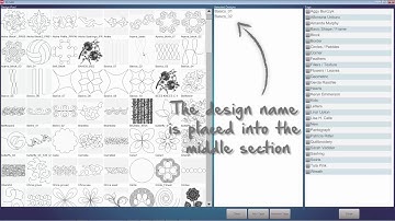 BERNINA Q-matic Video Tutorial: Design Tags