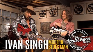 Talking blues and vintage guitars with Chicago Latin Bluesman Ivan Singh at Walt Grace Vintage