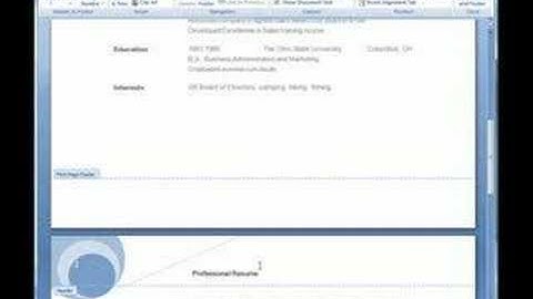 Working with Bullets and Headers in Word 2007
