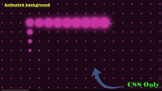 Animated background with animation effect by HTML and CSS Only !!