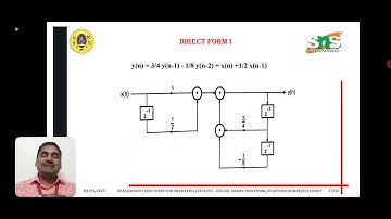 Realization Structures of IIR Filters | Digital Signal Processing | SNS Institutions