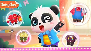 BAYI PANDA KIKI BERMAIN PERAN BERBAGAI PROFESI PEKERJAAN IMPIAN | KARTUN ANAK | BABYBUS INDONESIA