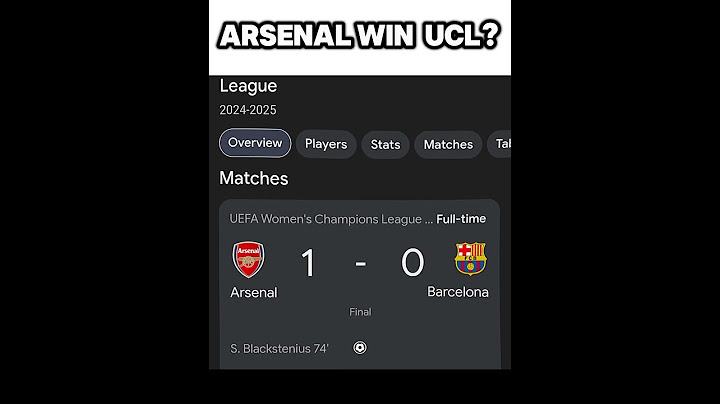 Arsenal won the UCL 😂😂(No hate)