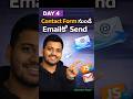 Email Send Using JavaScript | Day4 | Techvision26 #shorts #coding #webdeveloper #shortvideos