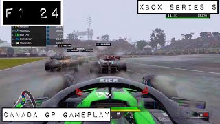 F1 24 - Xbox Series S Gameplay - Canadian Grand Prix - Wet - 5 Lap Quick Race