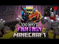 Surviving 100 days in fantasy minecraft but in hardcore did i survive