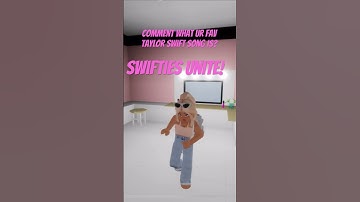 Swifties unite! #roblox #taylorswift #swifties #roblox #comment #like