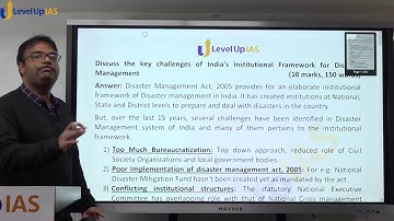 DAMP - Disaster Management #1 I Santosh Kumar Sir