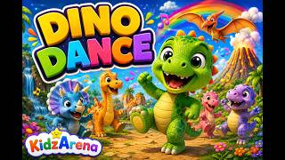 🦕 Dino Dance | Fun Dinosaur Dance Song for Kids | KidzArena