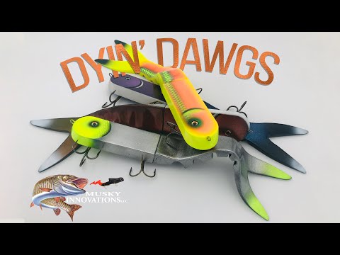 Musky Innovations Dyin' Dawgs: How to Cast + NEW Ultra Flash Colors 