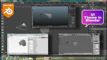 Blender 2.9: How to change UI theme.